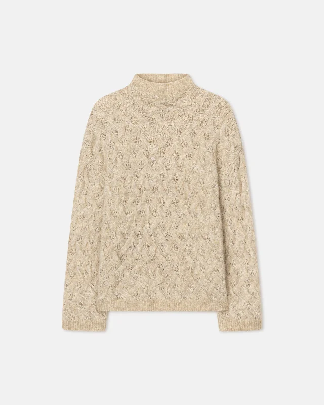 Pay Less Nifir - Alpaca Sweater - Creme