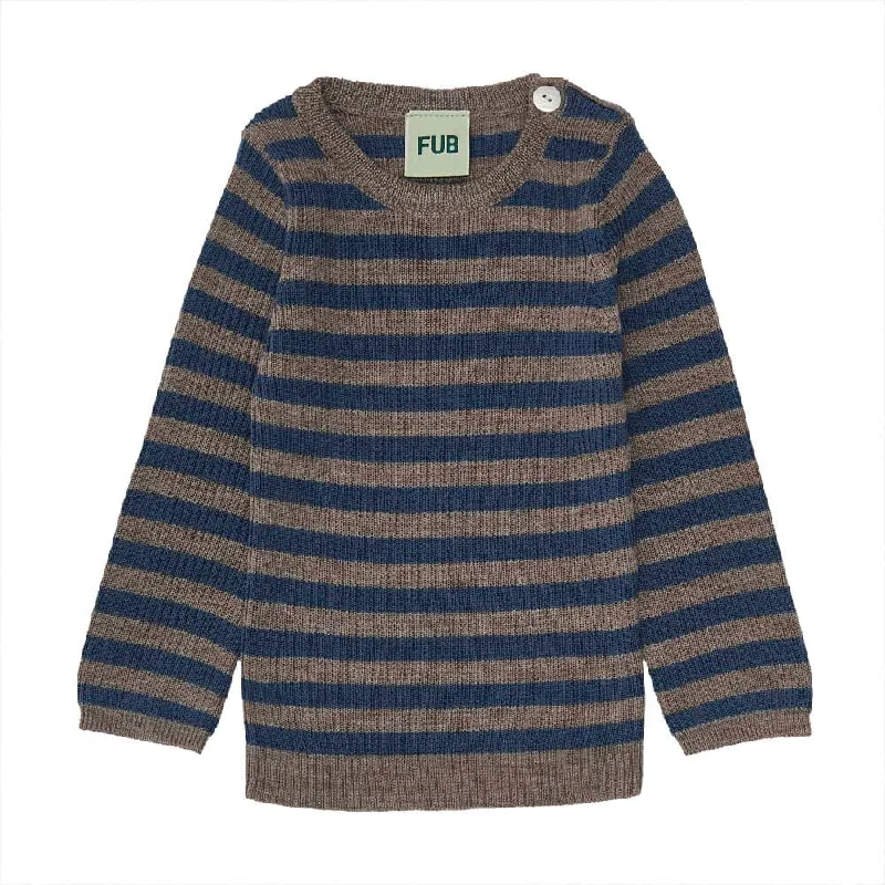 Early Bird Discount Baby Rib Sweater - Beige Melange