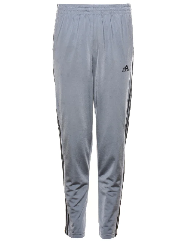 Adidas Black & Grey Track Pants - W32 L31