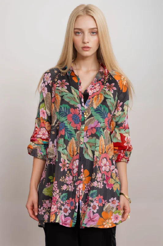 New Markdowns Johnny Was Multi Lapham Adonia Rayon Tunic C29324A