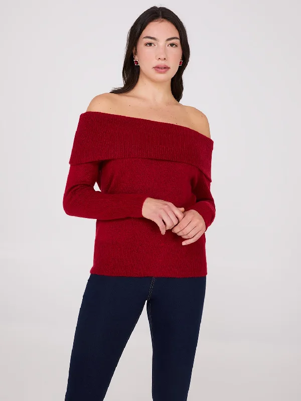 New Arrival Off-The-Shoulder Sweater