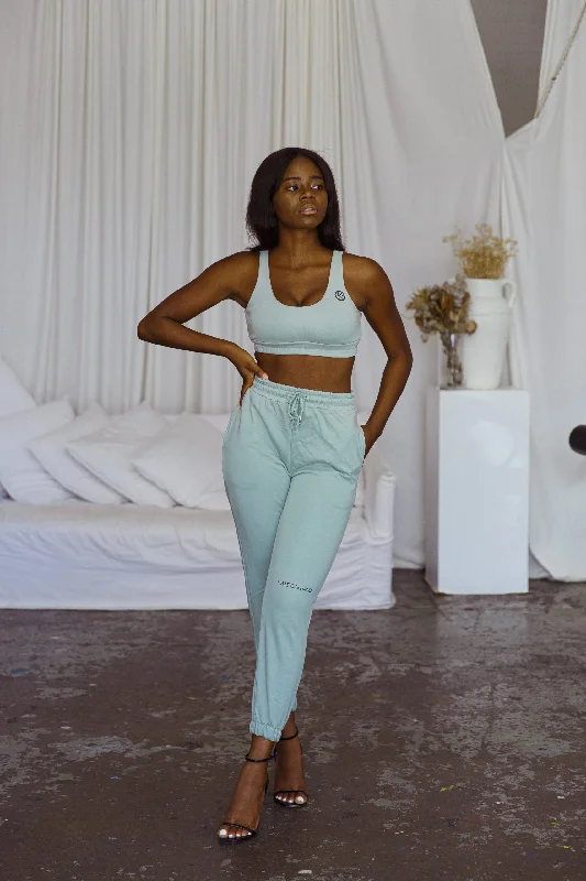 Discount Days KG Lounge Crop Top - Sage