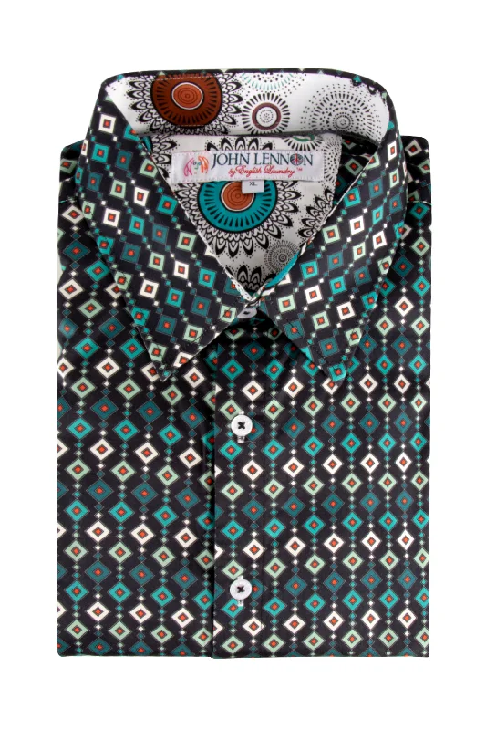 John Lennon Gates LS Shirt Teal