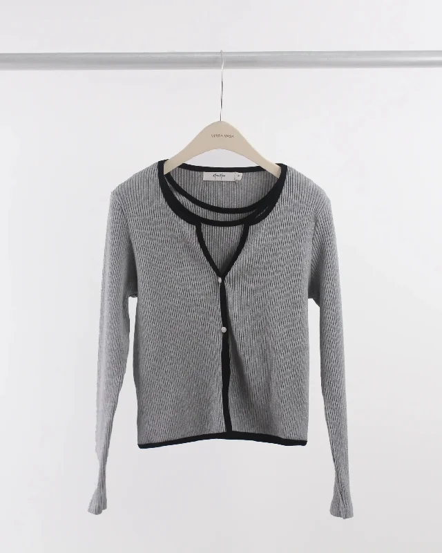 Weekend Bargains Just for You S0587 Tank Top/Cardigan Set