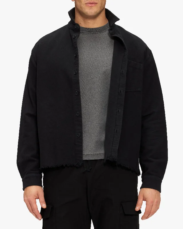 John Elliott Hemi Oversized Shirt Solid