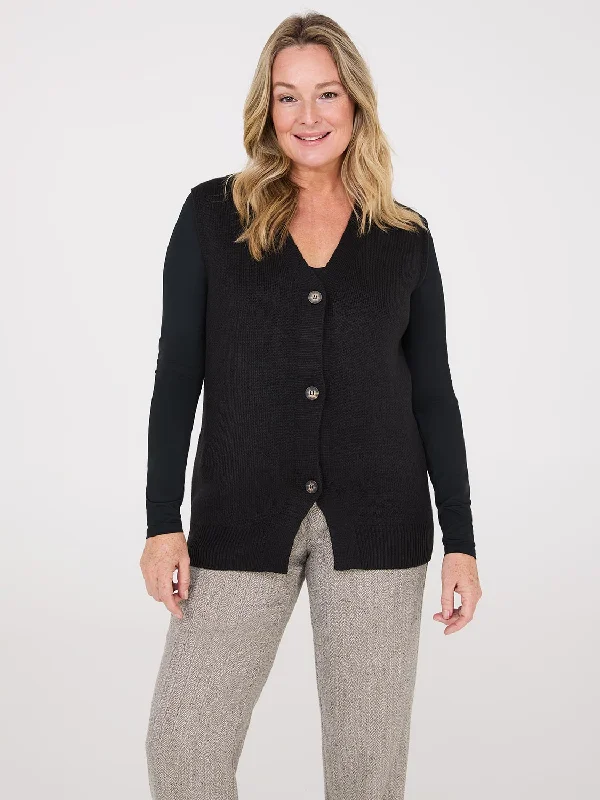 Don't Delay Sleeveless 3-Button Vest