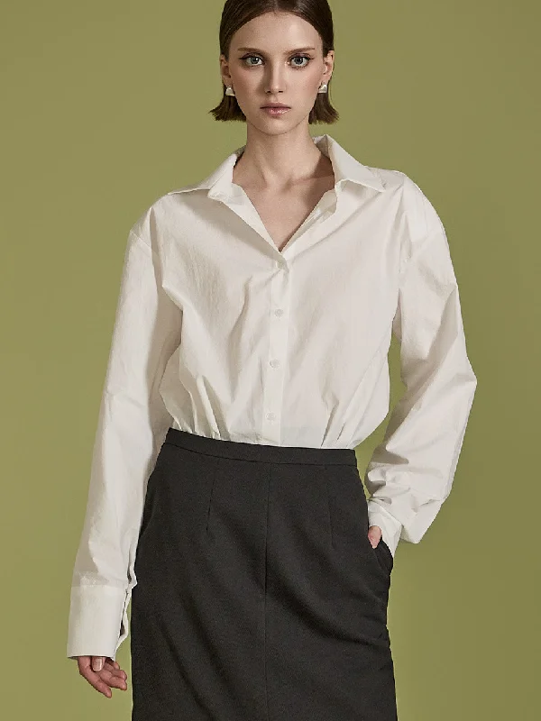 Act Now S699 Roll-up Shoulder Pad Shirt