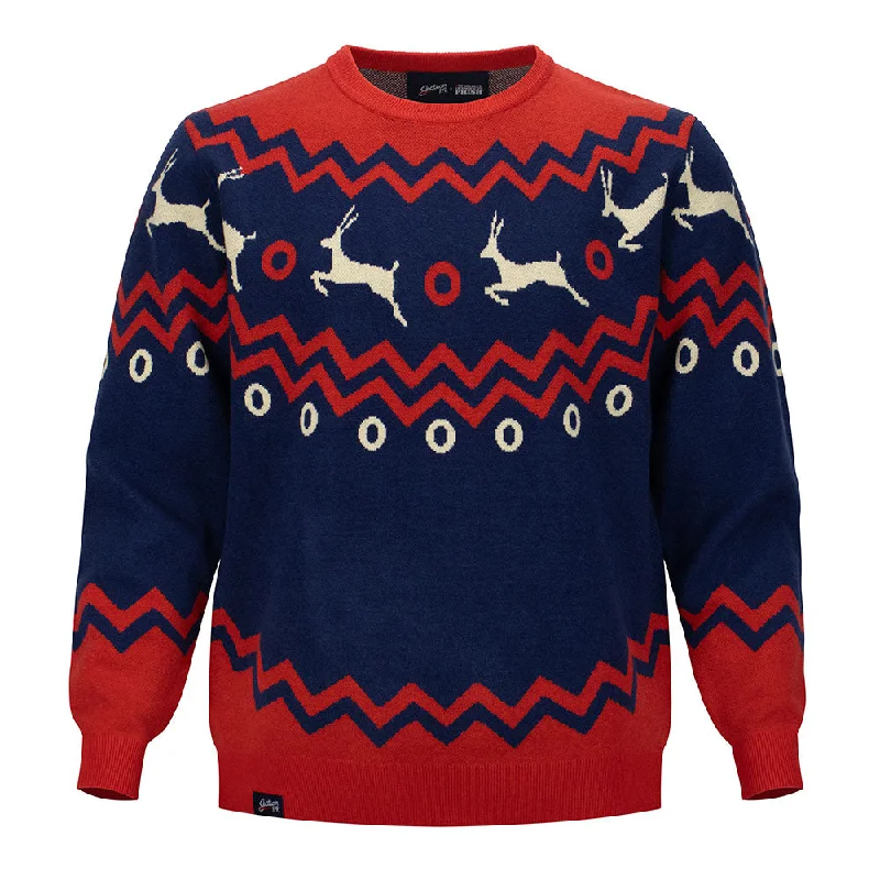 Final Sale Phish | Holiday Sweater | Antelope Donut Navy Red