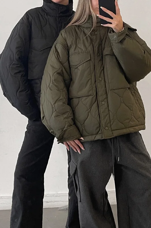 Special Discount QUILTED PUFFER SHACKET