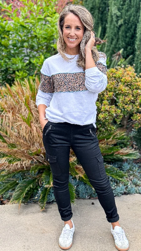 New Markdowns Leo L/S Tee - White