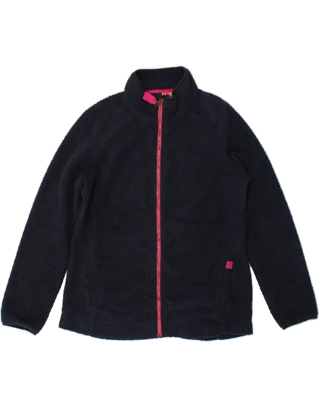 Deep Savings JOULES Womens Fleece Jacket UK 16 Large Navy Blue Polyamide