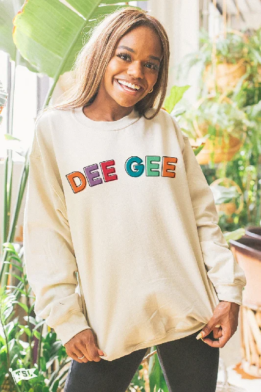 Early Bird Discount Delta Gamma Stencil Crewneck
