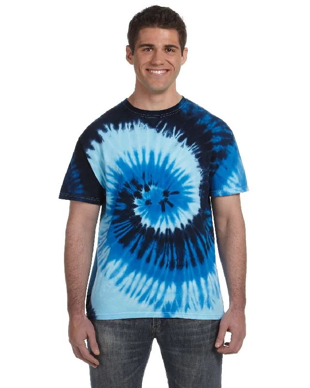 Tie-Dye 100% Cotton Tie-Dyed T-Shirt | Blue Ocean