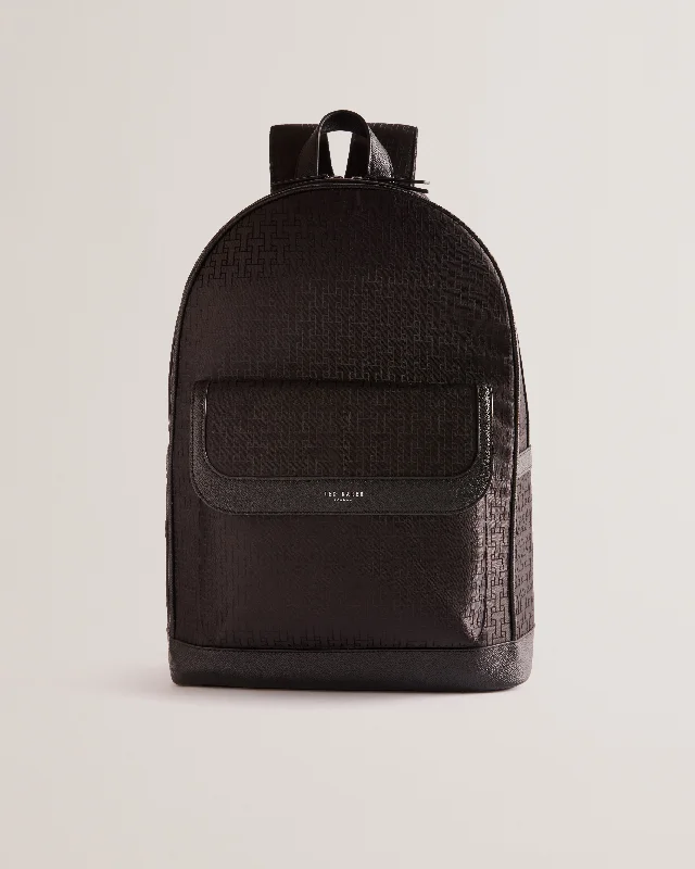 Tedrik T Jacquard Backpack Black