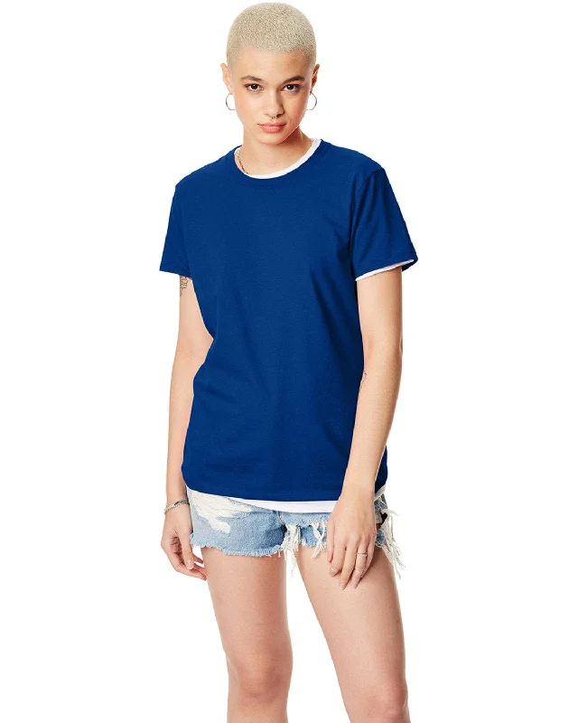 Hanes Ladies Classic Fit Tee | Deep Royal