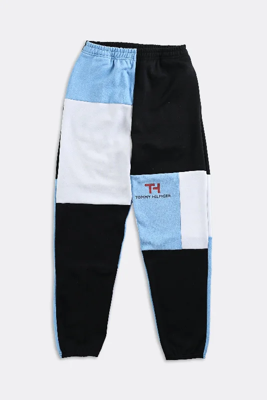 Weekend Deals That Dazzle Unisex Rework Tommy Patchwork Sweatpants - XS