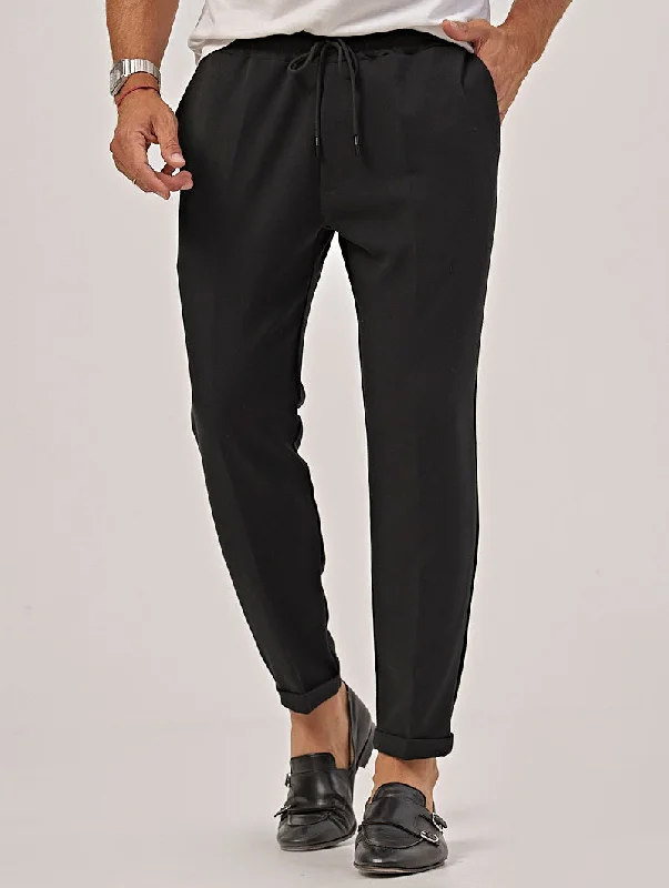 KARSON CASUAL PANTS IN BLACK