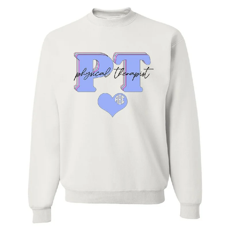 Epic Deals Monogrammed 'Physical Therapist' Crewneck Sweatshirt