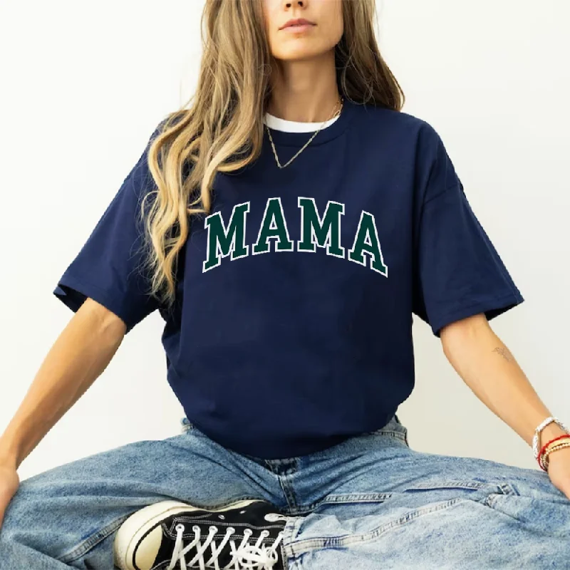 Best Bargains Mama Essential Varsity Women's T-Shirt