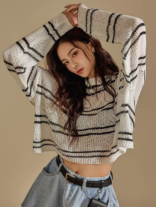 Savings Event E3490 Striped Knit