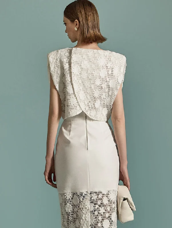 Deal Explosion B9184 Flower Embroidered Blouse