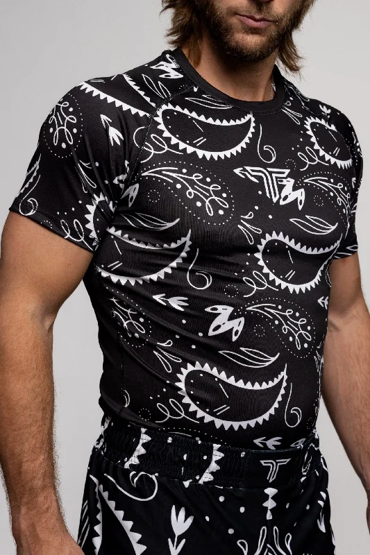 Bandana Short-Sleeve Rashguard - Black