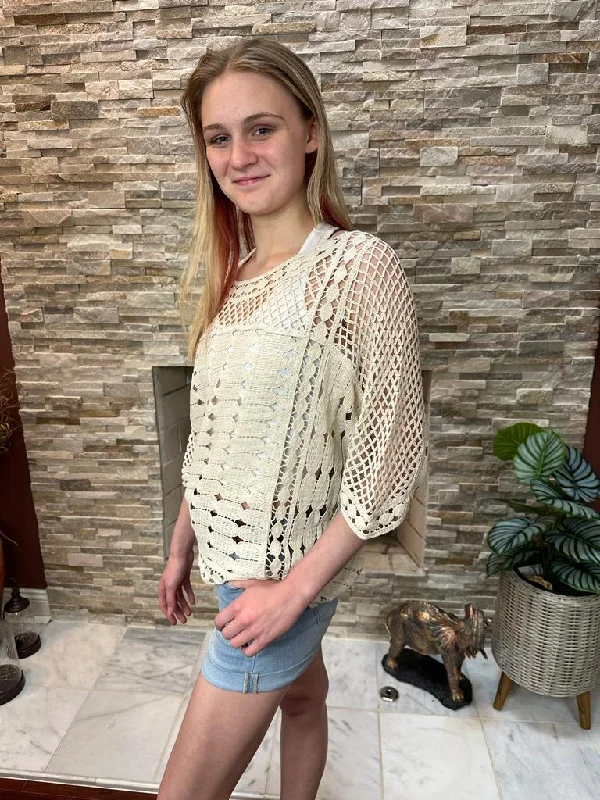 Final Markdown Crochet Top Style -S18104