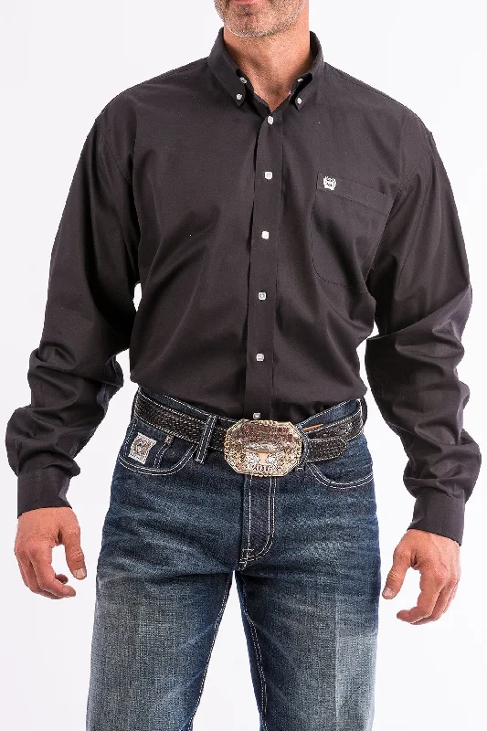 CINCH MEN'S BLACK LONG SLEEVE SHIRT