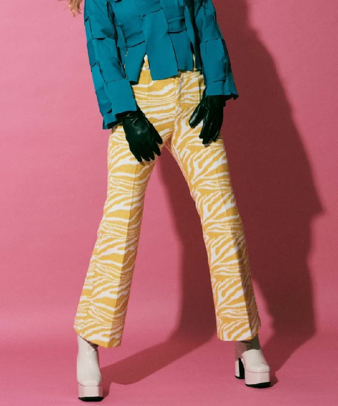 Weekend Offers That Shine [SALE] JACQUARD FLARE PANTS