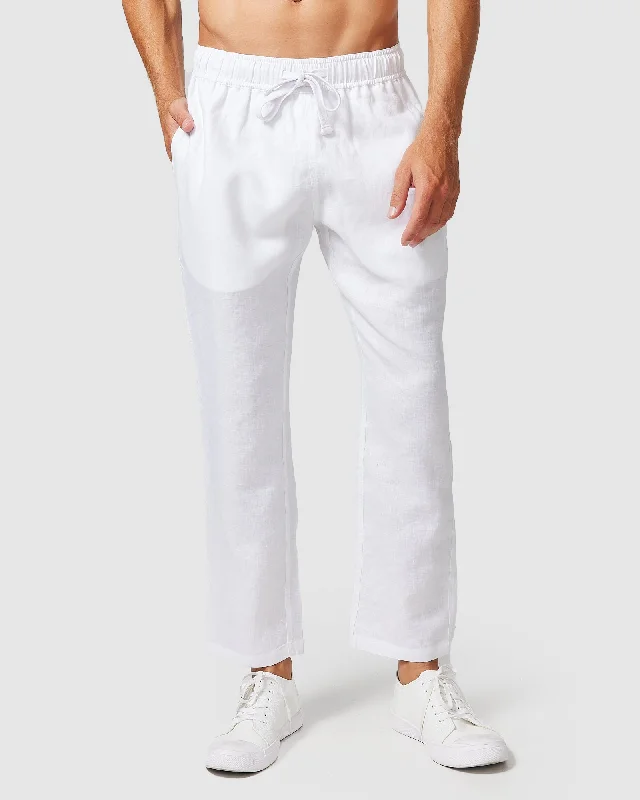 Linen Pants White