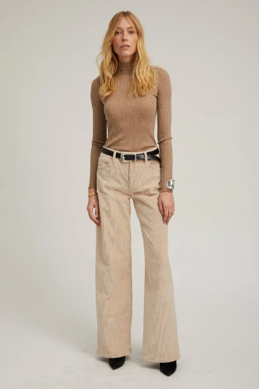 Bargain Bin Oat Corduroy Wide Leg Trousers