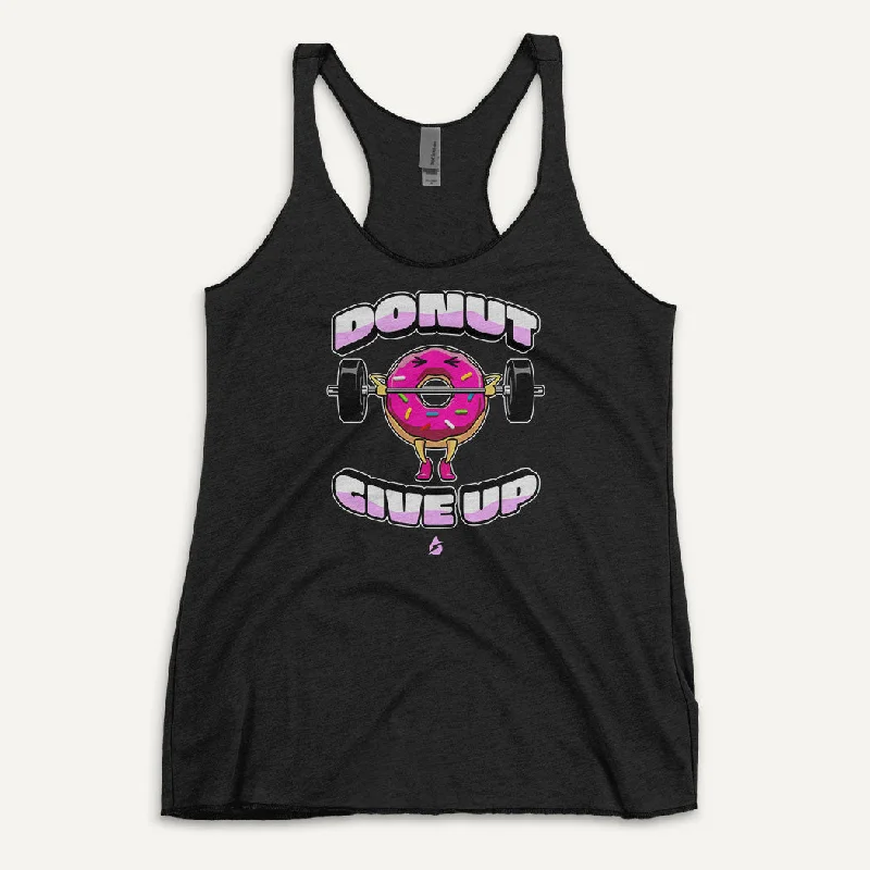 Big Deal Donut Give Up Women's Tank Top