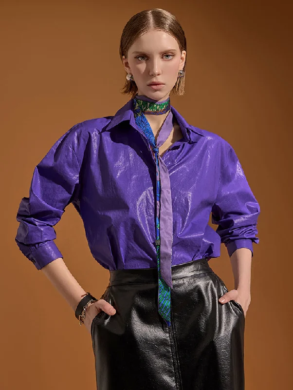 New Arrival S562 Glossy Shirt
