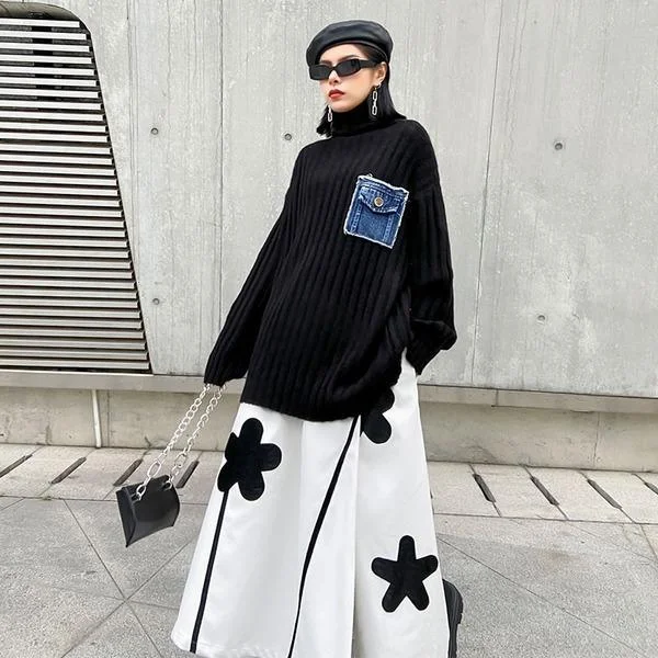 Extra Savings Loose Casual Women Elegant Pullover Top Winter The New Fashion All-match Sweater