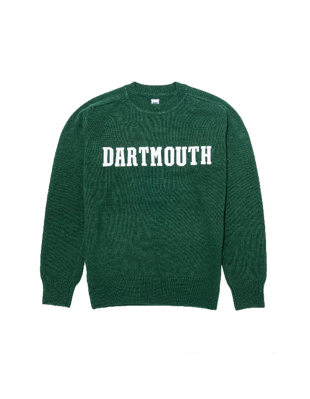 DARTMOUTH CREW NECK SWEATER - GREEN