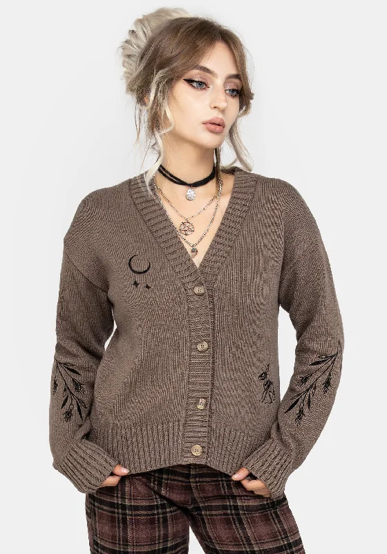 Exclusive Deal Hester Embroidered Knit Cardigan