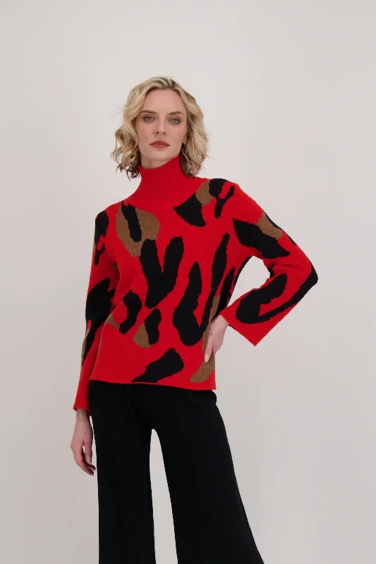 Overstock Sale Camouflage Sweater