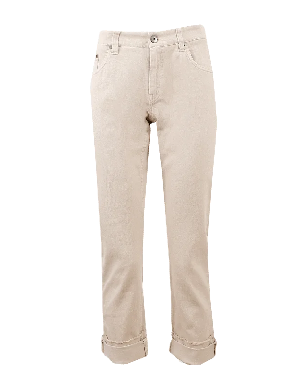 Weekend Bargains to Love Cuff Boyfriend Pant