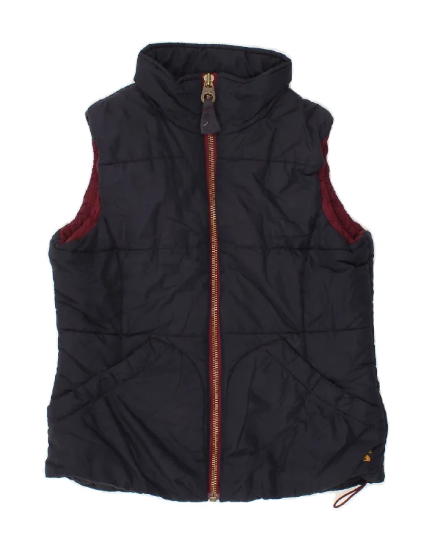 Best Choice JOULES Womens Padded Gilet UK 14 Medium Navy Blue Polyester