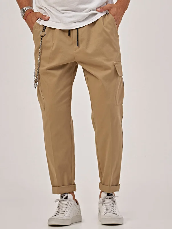 SAMUEL CARGO PANTS IN BEIGE