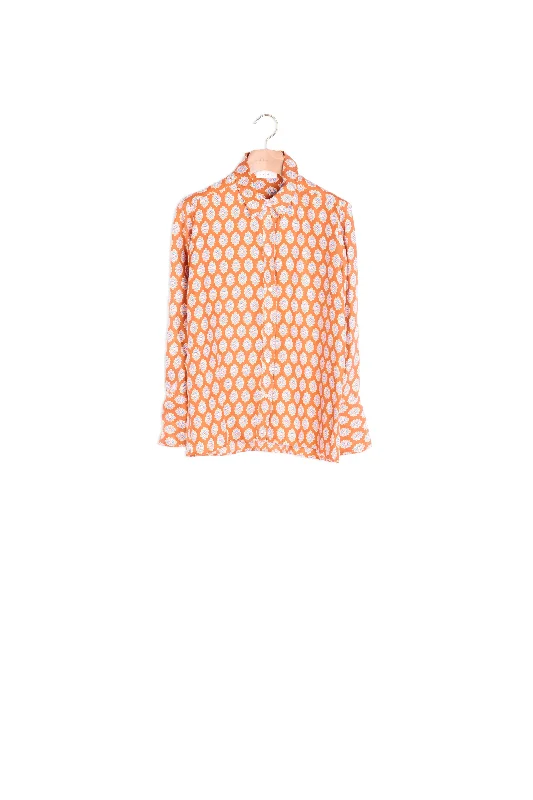 Can't Resist Chemise classique en soie imprimée