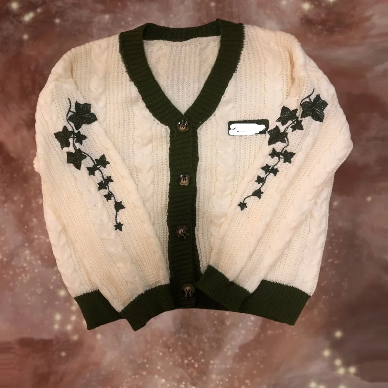 Savings Bonanza SPECIAL EDITION: "Willow" Leaf Cardigan