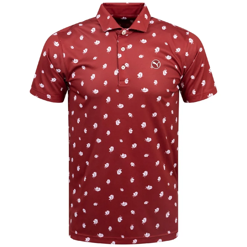 Pure Love Birdies Polo Intense Red/White Glow - AW24