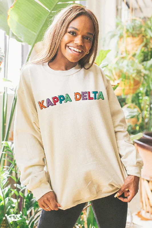 Seasonal Sale Kappa Delta Stencil Crewneck