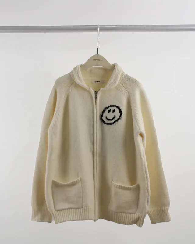 Low Prices 6374Q Smiley Face Essential Cardigan