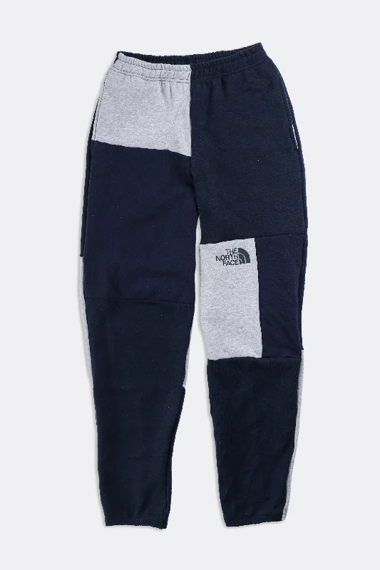 Half Price Unisex Rework North Face Patchwork Sweatpants - Women-S, Men-XS