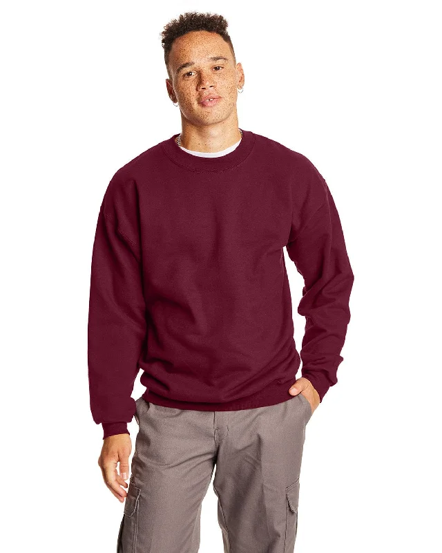 Hanes Ultimate Cotton Crewneck Sweatshirt | Maroon