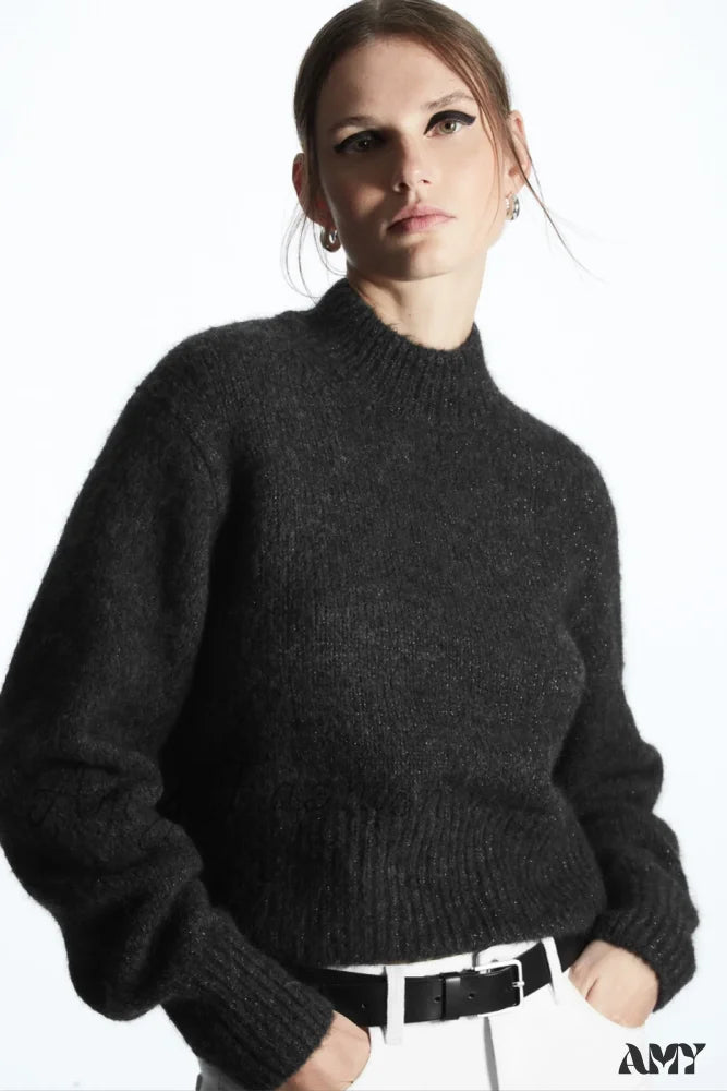 Value Deals 2024 Winter New Style Short Wool Blend Soft Daily Commuter Stylish Sweater Value Deals 2024 Winter New Style Short Wool Blend Soft Daily Commuter Stylish Sweater