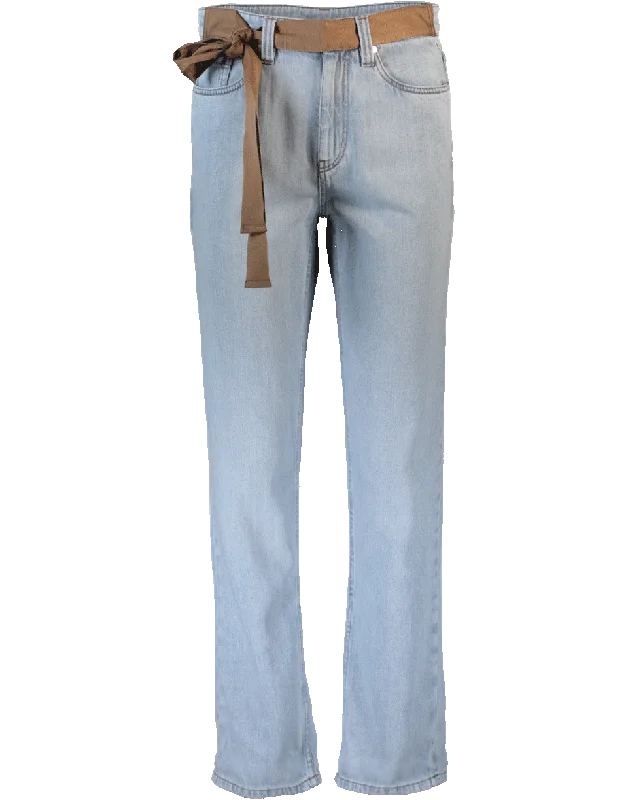 Weekend Deals That Dazzle Boyfriend Jean With Grossgrain Tie