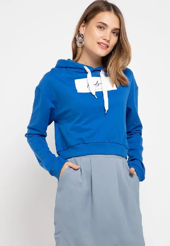 Weekend Deal MP008 pbch crop hoodie thdy sign rectangle blue benhur